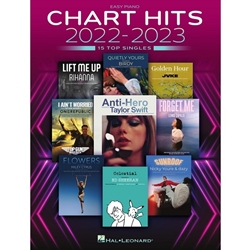 Chart Hits Of 2022-2023 - Easy Piano