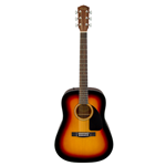 Fender®  CD-60 Steel String Acoustic Guitar w/ Case Starter Pack - Sunburst 097-0110-232