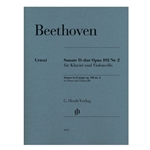 Cello Sonata in D Major Op. 102, No. 2 - Cello and Piano