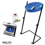 Panyard  Jumbie Jam Steel Drum Kit w/ Metal Z Stand - Blue W1159