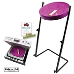 Panyard  Jumbie Jam Steel Drum Kit w/ Metal Z Stand - Purple W1161