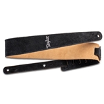 Taylor Guitars  2.5" Embroidered Suede Guitar Strap - Black 4401-25