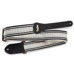 Taylor Guitars  Academy 2" Jacquard Cotton Guitar Strap - Black & White 4004-20