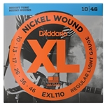 D'Addario  Nickel Wound Regular Light Electric Guitar Strings .010 | .046 EXL110