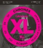 D'Addario  ECB81M XL Chromes Flatwound Regular Light Electric Bass Strings M-Scale (.045-.100)