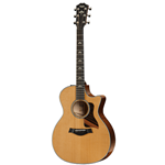 Taylor Guitars 600 Series Grand Auditorium V- Class Cutaway Acoustic/Electric Guitar 614CE