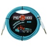 Pig Hog  "Daphne Blue" Instrument Cable, 10ft PCH10DB