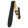 Perri's  2" Black Suede Guitar Strap P20CO-NN