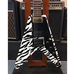 Gibson  Flying V Heritage Korina Reissue 1981-1983 - Custom Zebra Stripe KORINA