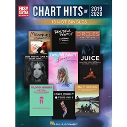 Chart Hits from 2019-2020 for Easy Guitar