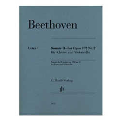 Cello Sonata in D Major Op. 102, No. 2 - Cello and Piano