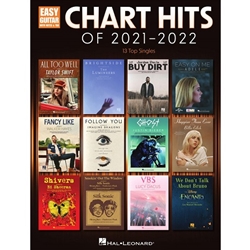 Chart Hits of 2021-2022 - Easy Guitar