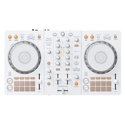 Pioneer DJ  2-deck rekordbox and Serato DJ Controller with REKORDBOX and SERATO DJ - White, Limited Edition DDJ-FLX4-W