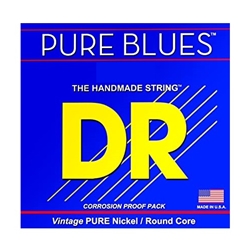 DR Strings PHR-10 Pure Blues Pure Nickel Round-Wound Medium Electric Guitar Strings .010 | .046