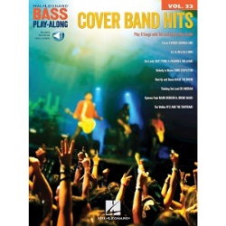 Cover Band Hits - Bass Play-Along Volume 32