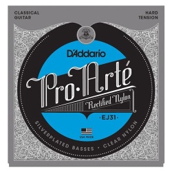 D'Addario EJ31 .0290 | .044 Pro-Arte Hard Tension Classical Guitar Strings - Rectified Nylon