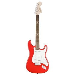 Fender®  Squier Affinity Stratocaster Electric Guitar w/ Indian Laurel Fingerboard - Race Red 037-0600-570